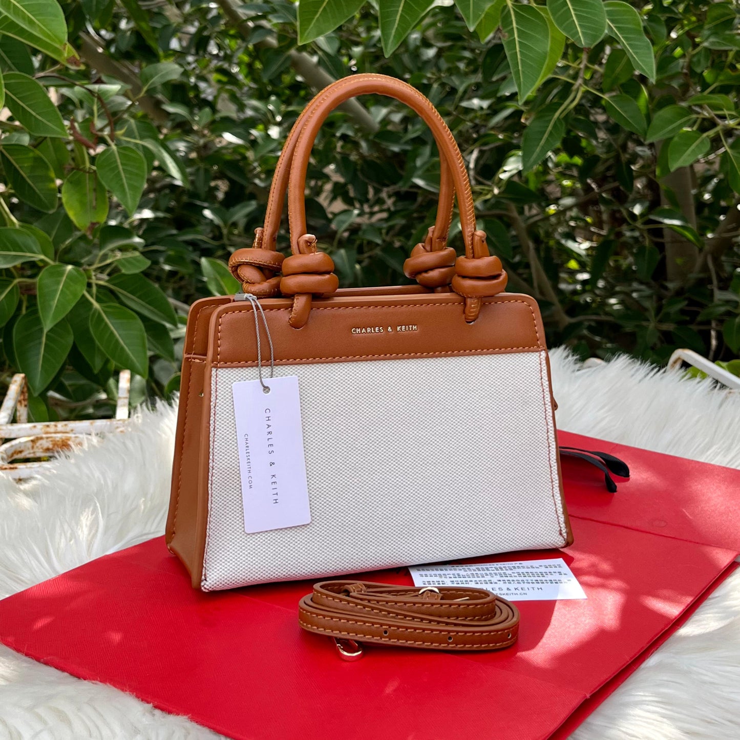 Charles & Keith Adjustable Strap Shoulder Bag
