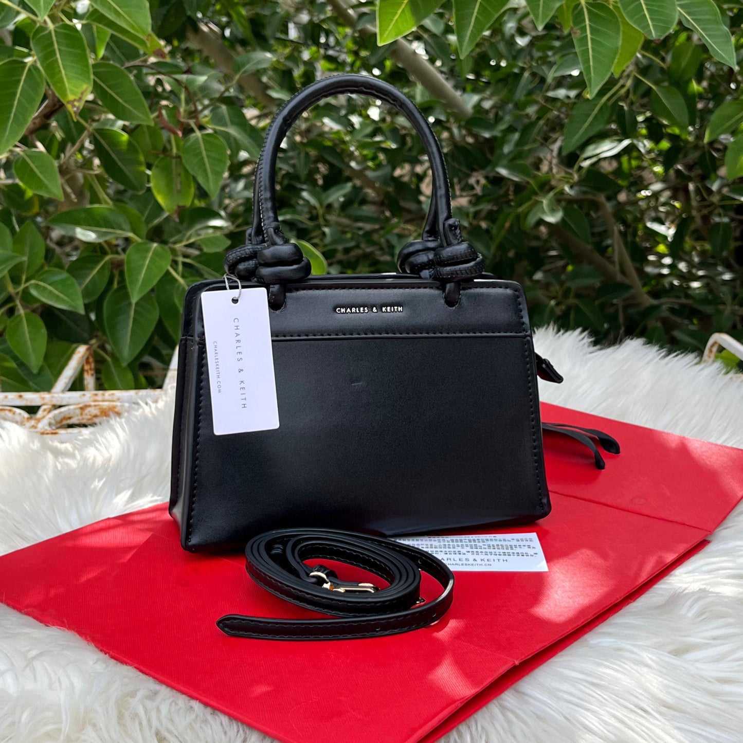 Charles & Keith Adjustable Strap Shoulder Bag