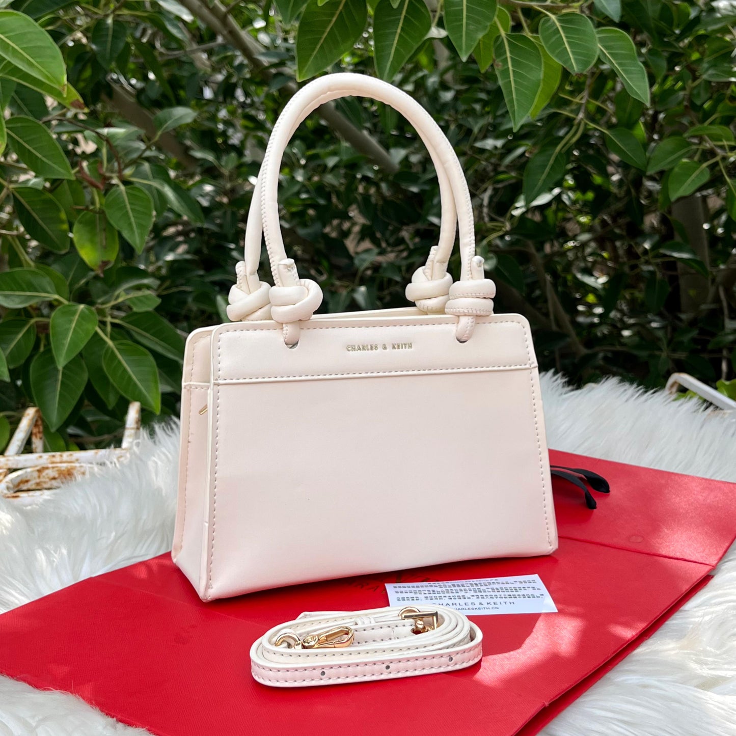 Charles & Keith Adjustable Strap Shoulder Bag