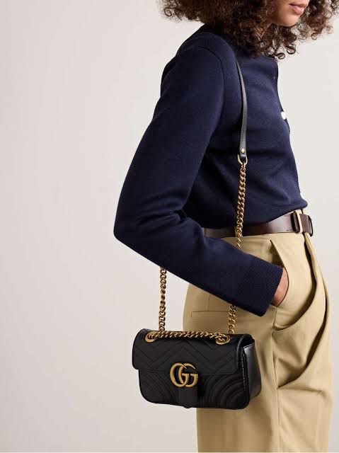 GUCCI Marmont Matelassé Shoulder Bag
