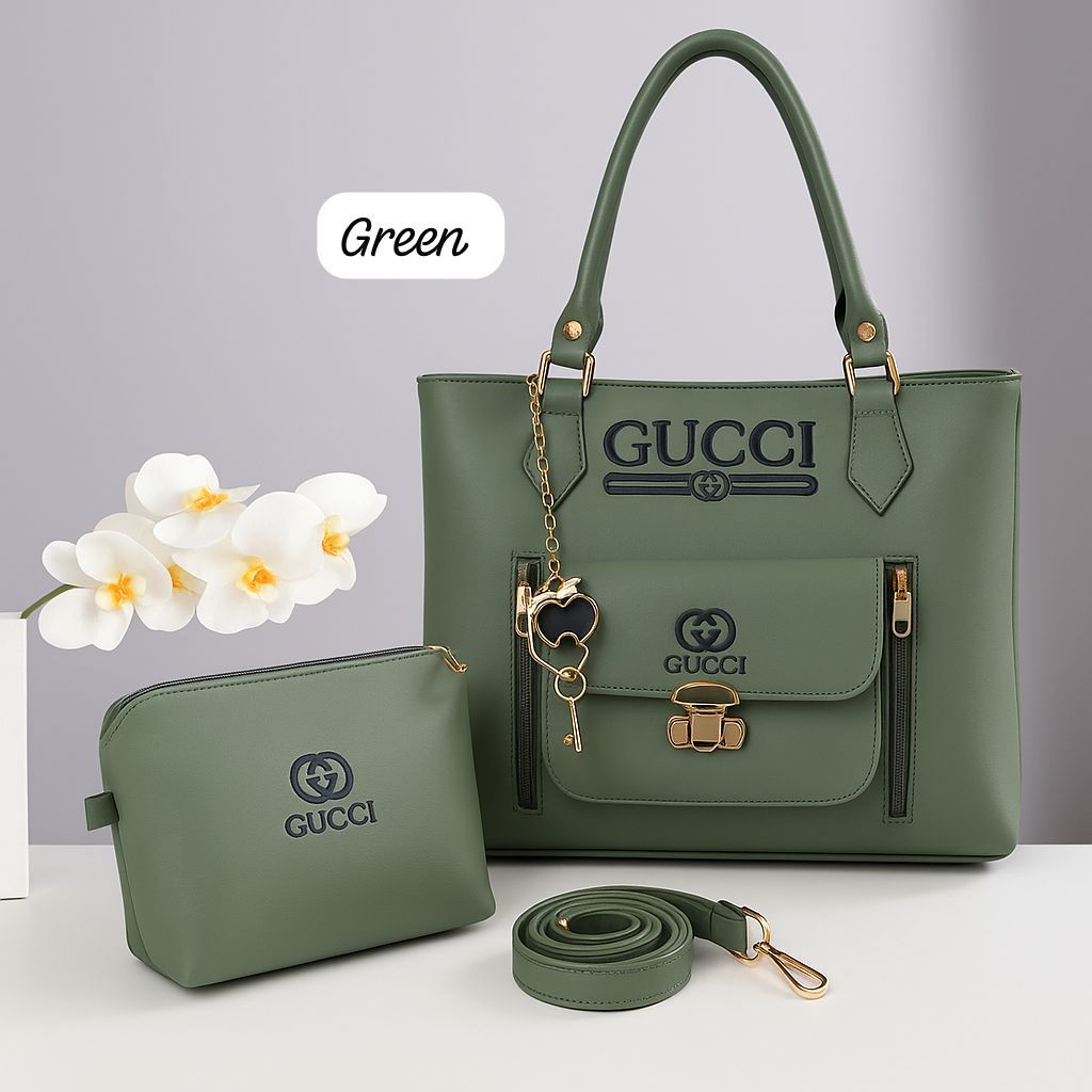 GUCCI Premium 2-Piece Shoulder and Clutch Set