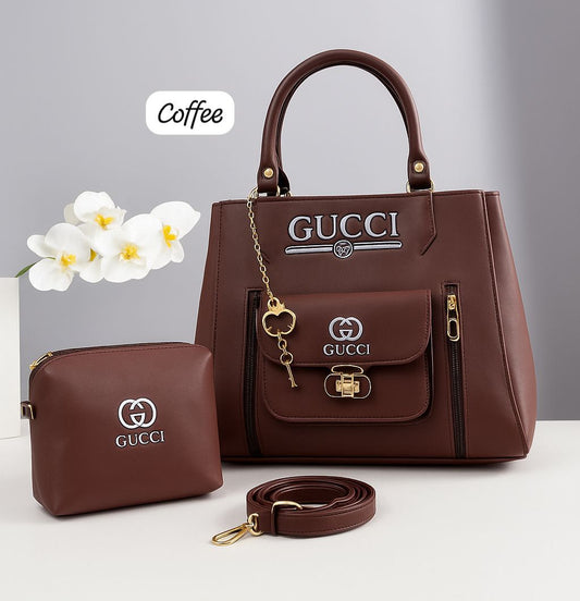 GUCCI Premium 2-Piece Shoulder and Clutch Set