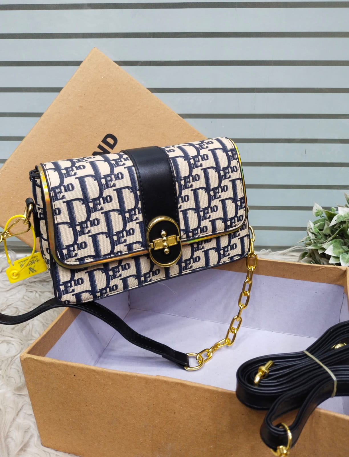 Dior-Inspired Luxury Crossbody Bag